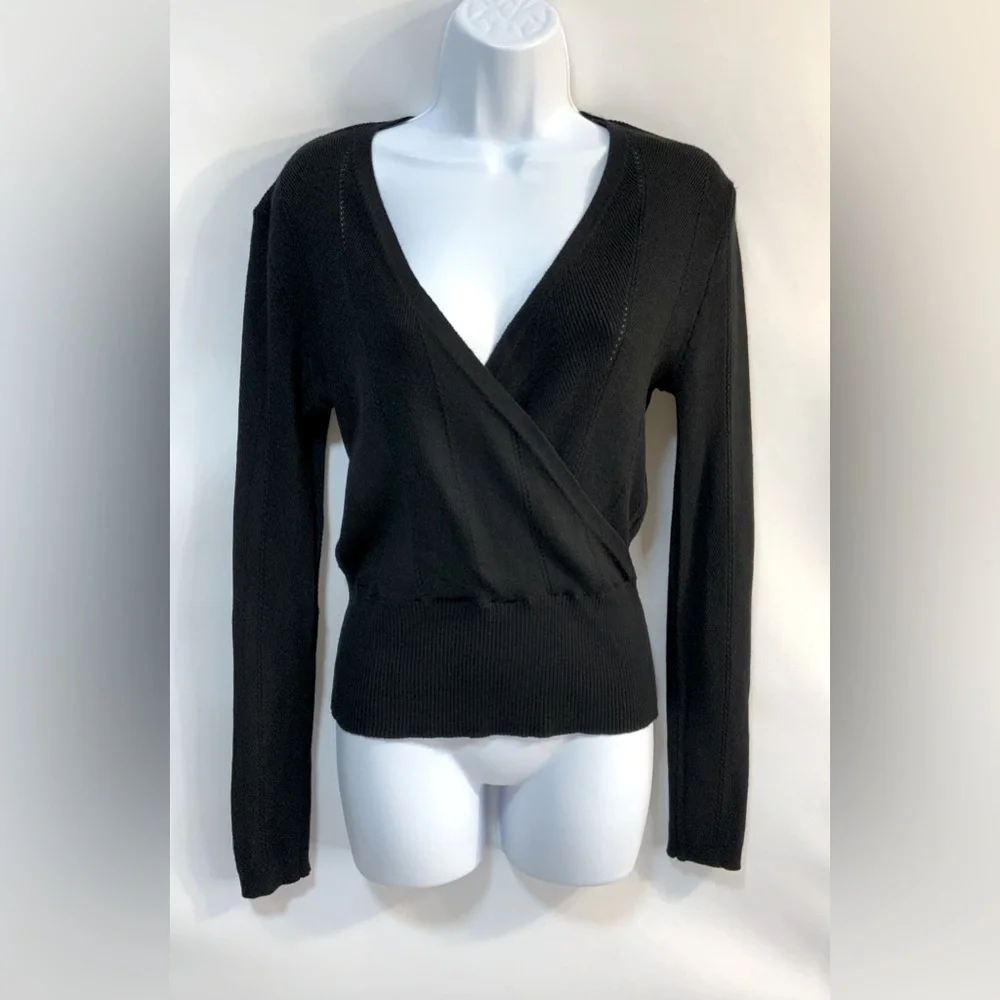 Hippie Rose Women’s Black Cable Knit Sweater - Picture 5 of 5